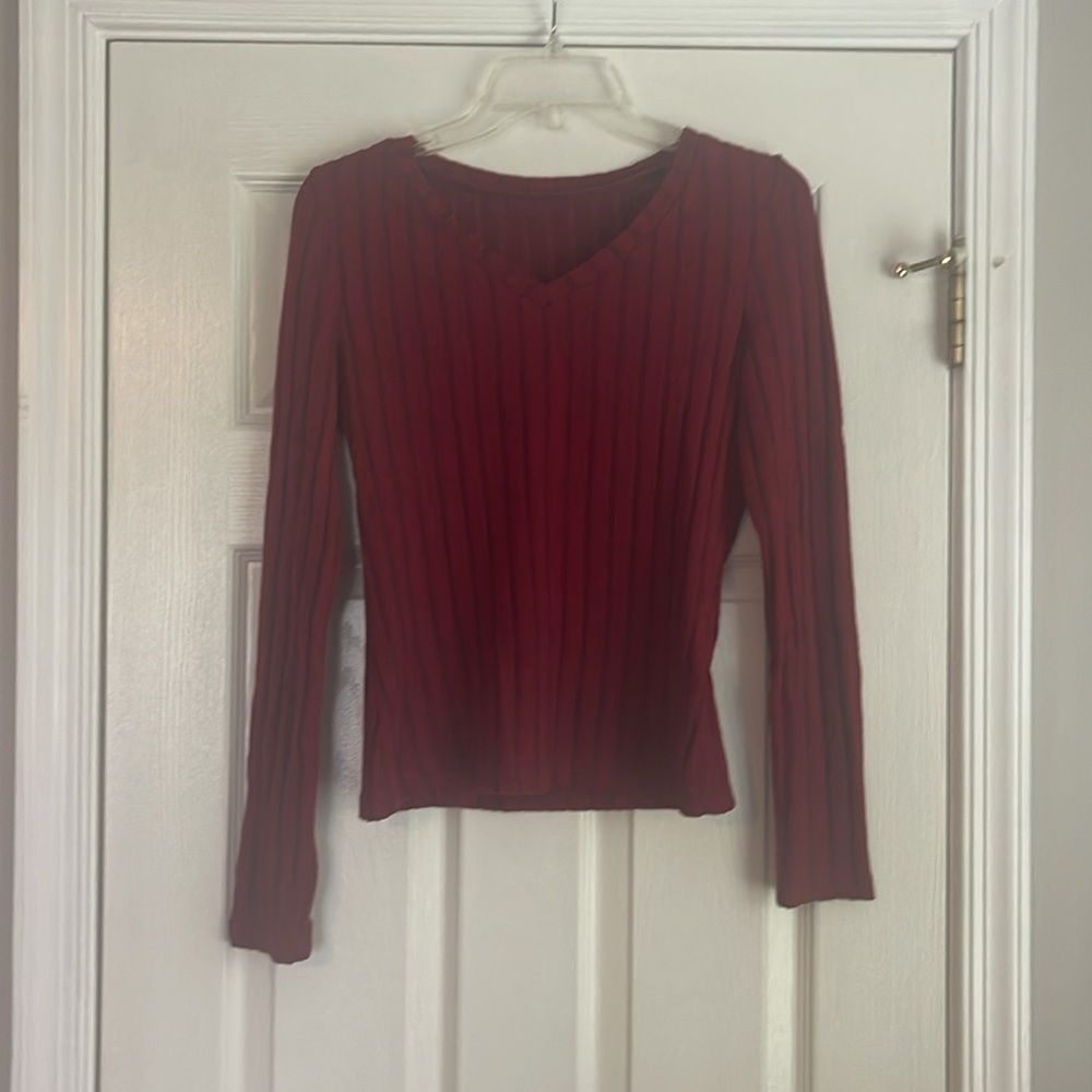 Women's Sweater Set (3) - Pink, Burgundy, and Tan - Picture 4 of 4